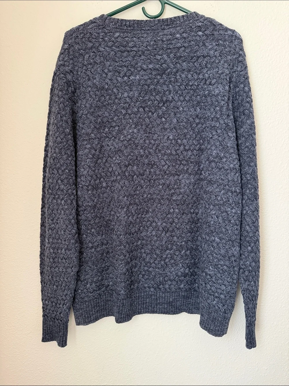 Carbon 2 Cobalt Heavy Knit Crewneck Sweater